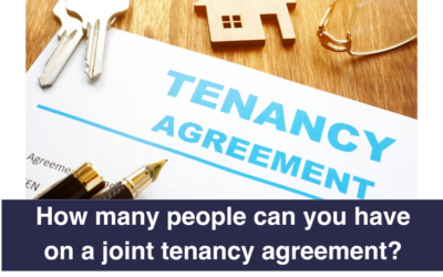How many people can you have on a joint tenancy agreement?